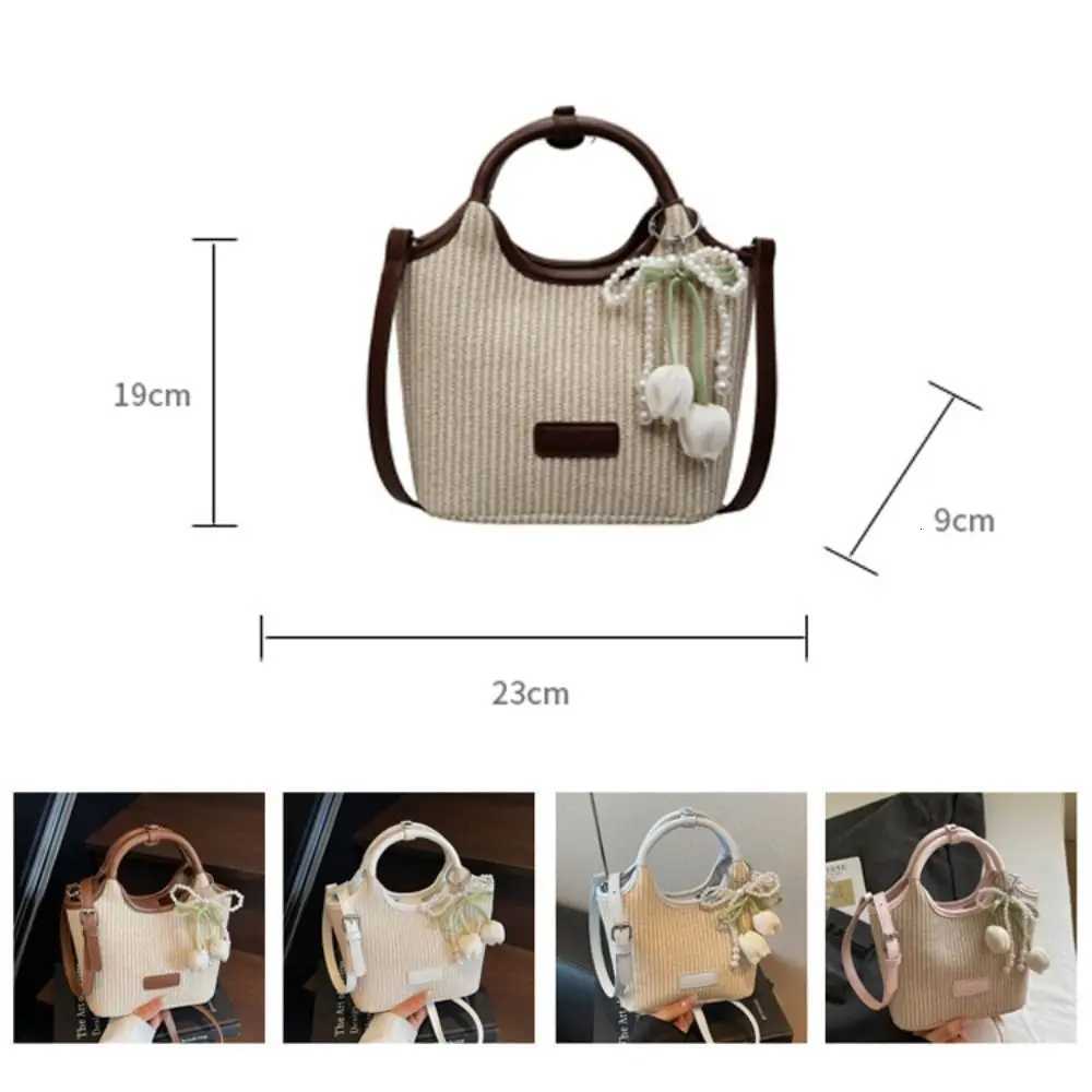 Adjustable Strap Tote Bag Casual Large Capacity PU Shoulder Bag Lightweight Women Handbag For Travel Work Beach Gym StoreT2511112