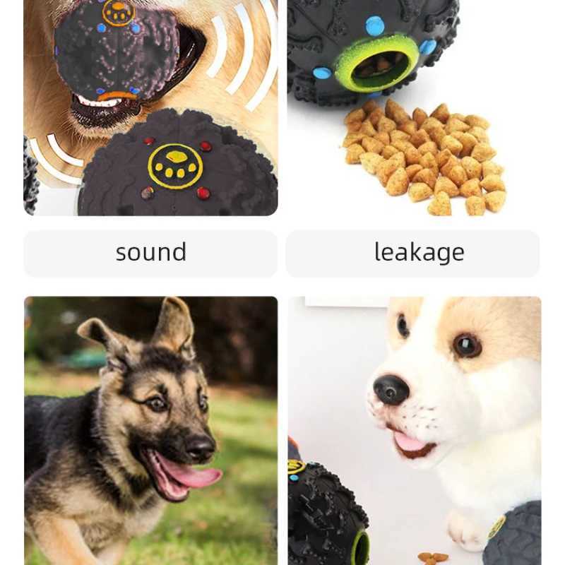 Leaky food balls grinding teeth bite resistant vocal toys educational balls pet products pet toys dog toys dog accessories Z250412