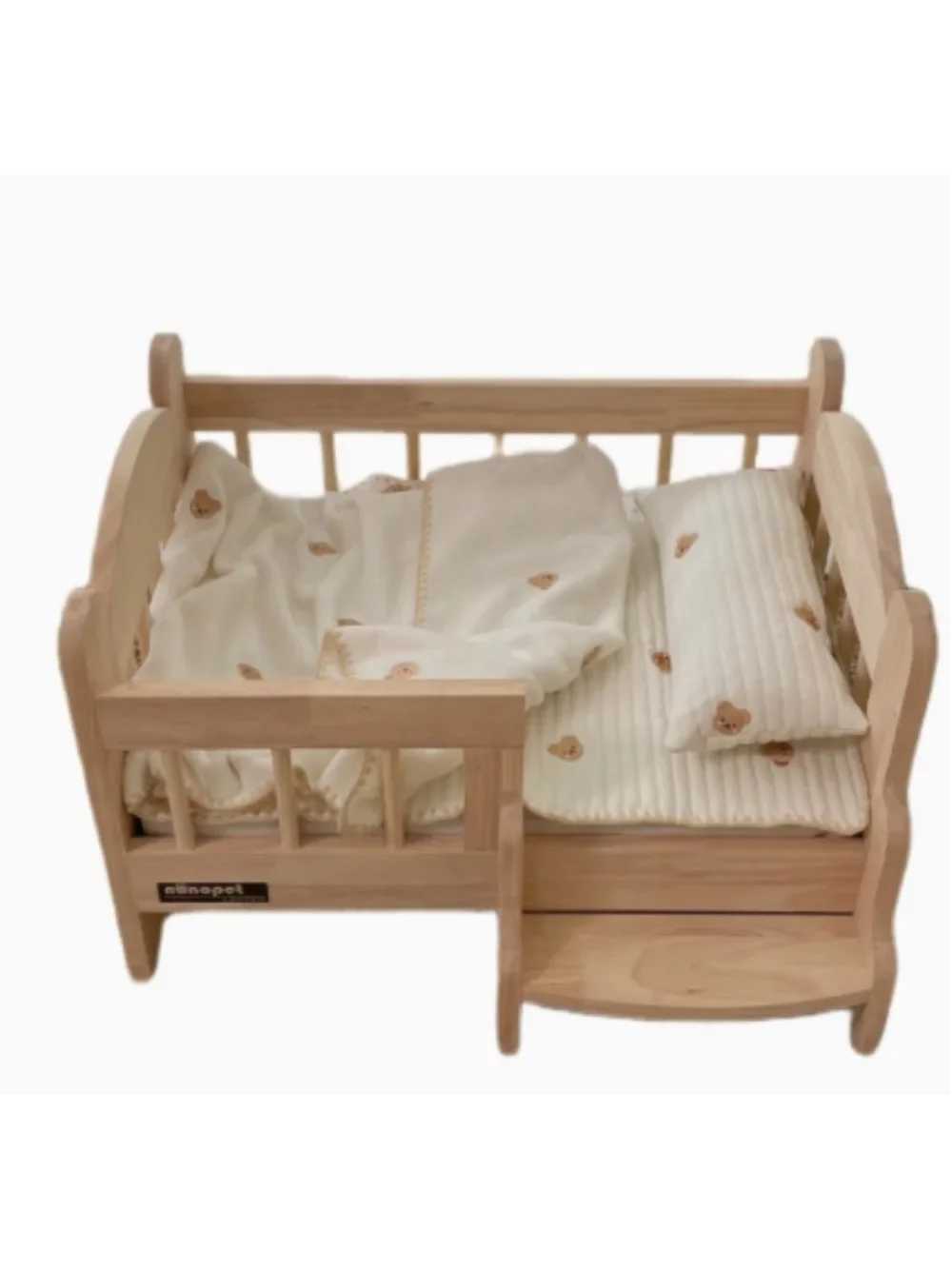 Ins Pet Cat Dog Cotton Nest Mat Detachable Milk Blanket Bear Bed Spring and Autumn Three Piece Set X250412
