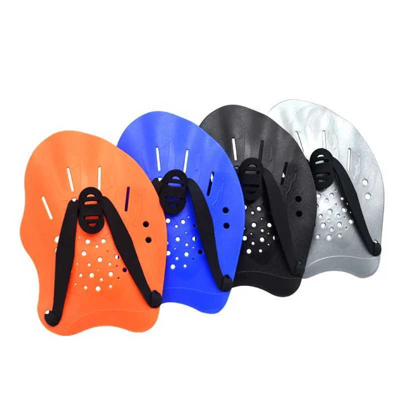 Children and adults water sports inflatable swimming paddle training swimming training tools hand net glovesY250412