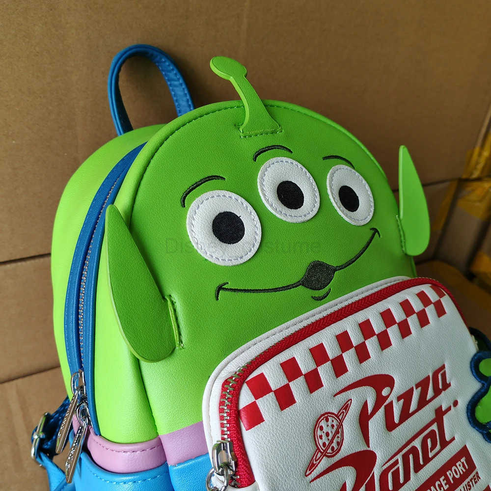 Disney Real Disney Lounge Toy Story Alien Cartoon Summer Travel Backpack Girlfriend Birthday Gift X2504121