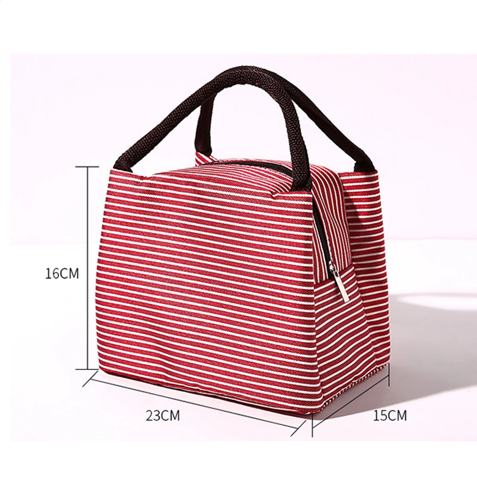 Lunch bag handle insulated cooler bag womens lunch box picnic travel portable food storage breakfast food bag 250410