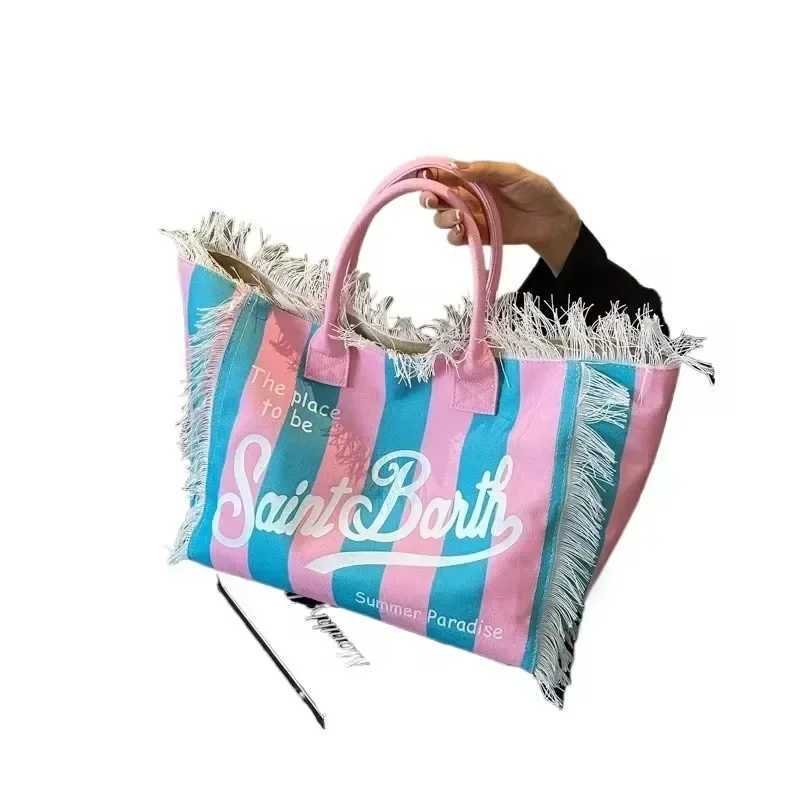 New Canvas Fashion Leisure Underarm Womens Shoulder Bags 2025 Large Capacity Versatile High Quality Delicate Letter Tote BagC250412