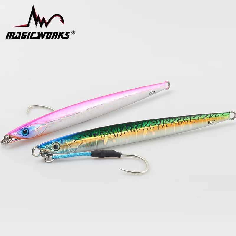 MAGIC WORKS 8.5g/14g Pencil Lure Pike Bait Speed Sinking Pencil Bait Artificial Fishing Bait Bass Lures Z250411