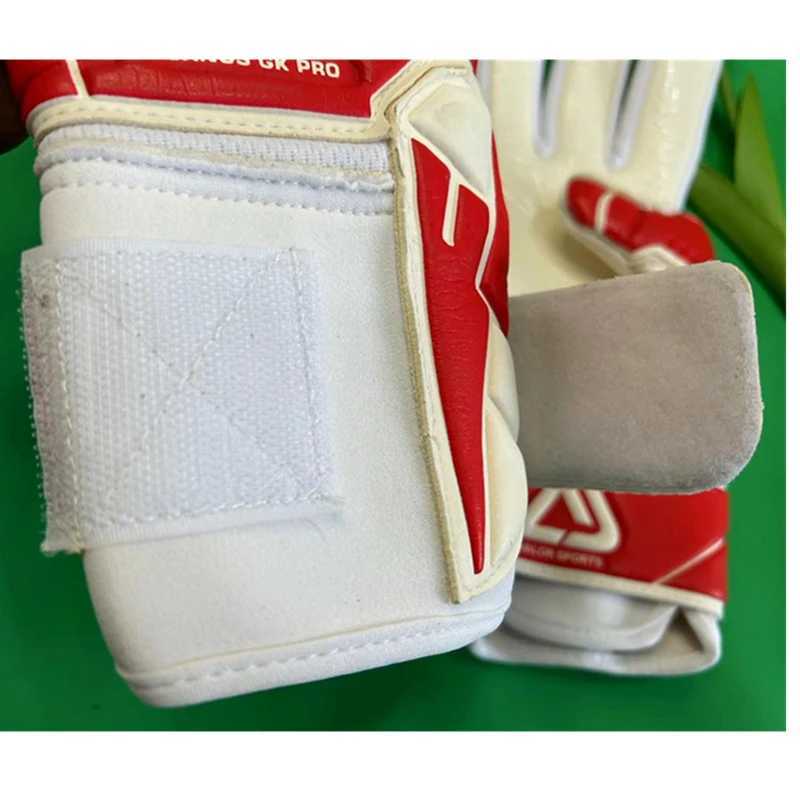 Professional Match Grade Goalie CONTACT Latex Without Protective Fingers Inseam Wear Resistant Adults Soccer Goalkeeper GlovesW251112