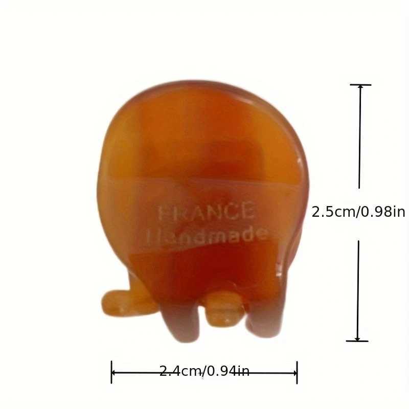2 pieces/set of mini acetate hair clips cute small size hair clips elegant side pin hair clips for girls Y2504012