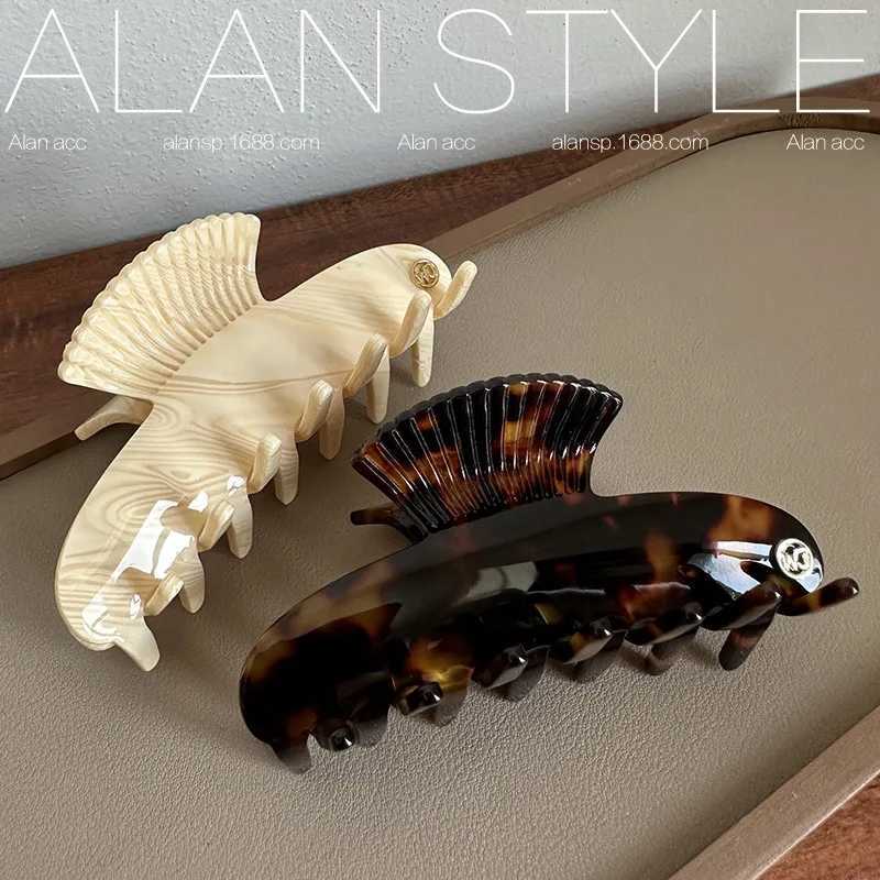 9cm long acetate hair crab hairpin suitable for girls to roll up their hair style Dalis claws Y2504012