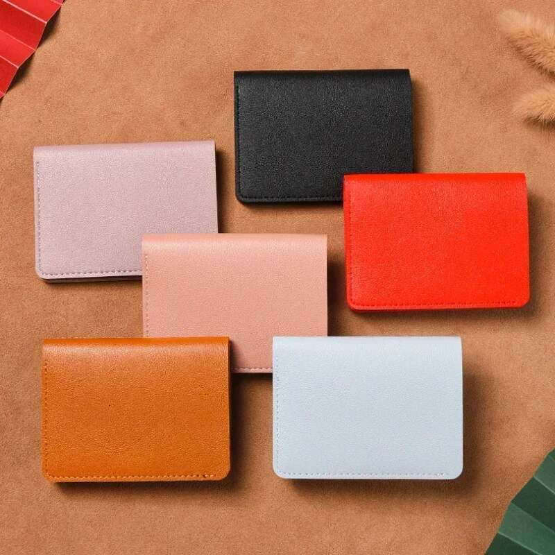 New Short Women Wallets Multi Slot Card Holder Cute Small Women's Wallet PU Leather Slim Simple Female Purse ddmythur