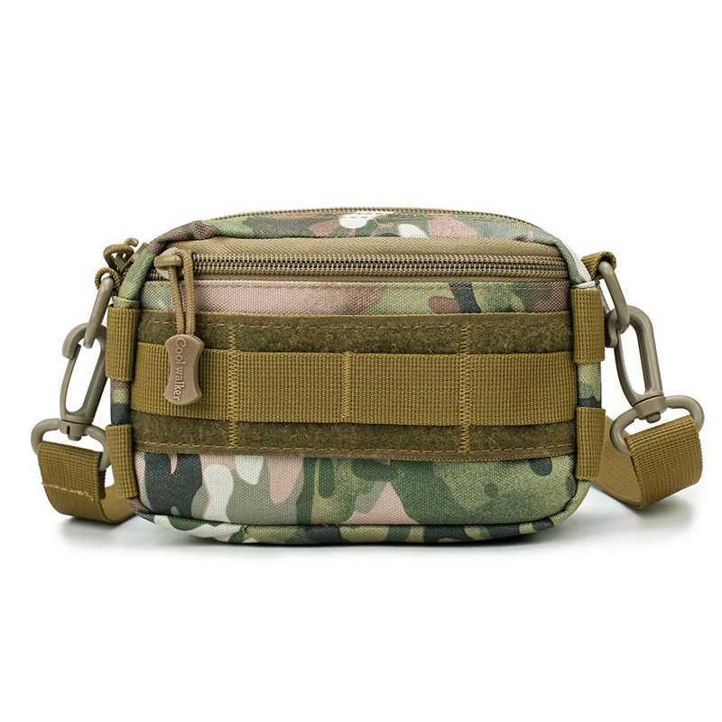 Tactical Messenger Sport Bag MOLLE Mini Crossbody Shoulder Nylon Waist Bag Personal Defense Ultra-light Range Bags Z250411