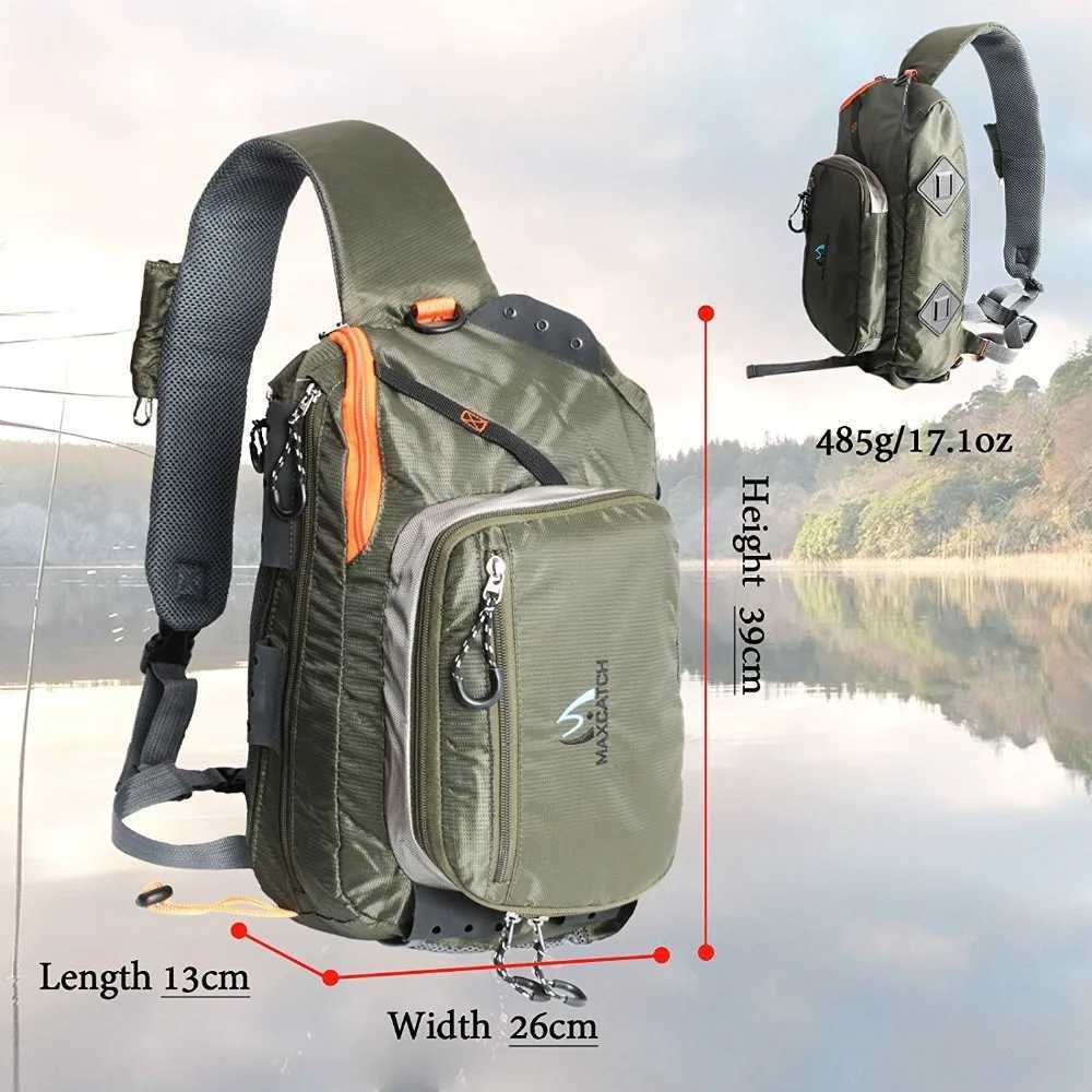 Maximumcatch Fly Fishing Sling Pack 3 Layer Fishing Bag Z250411