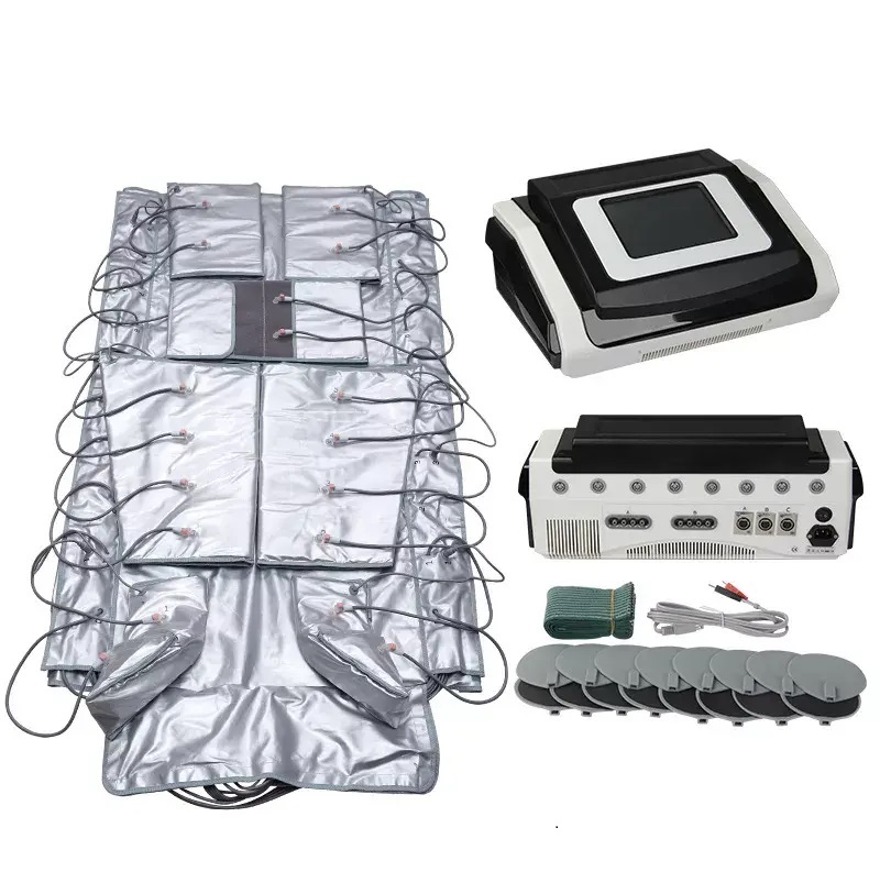 3 in 1 Lymphatic Dranaige Massager EMS Air Pressotherapy Body Slimming Suit for Spa Salon Home Use