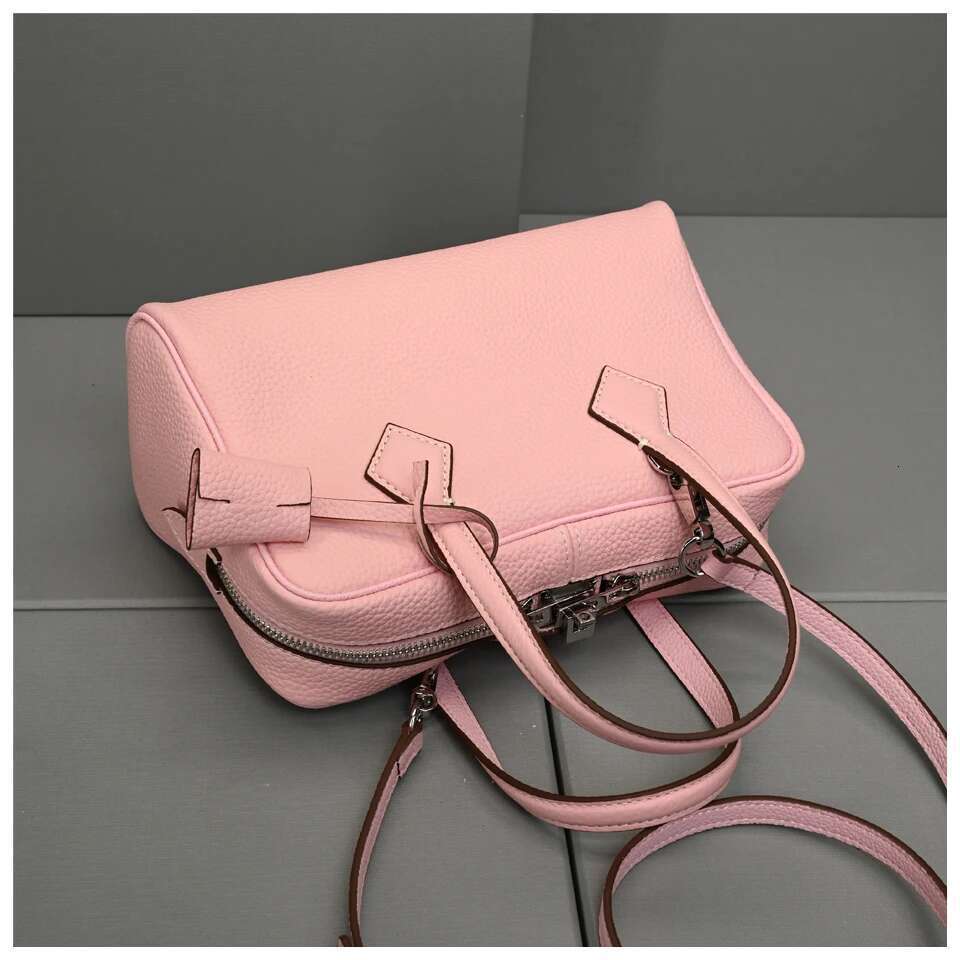 Designer Bag Genuine Leather Handbag 25Cm Size Bowg Women's Top Layer Cowhide Pillow Shoulder Crossbody Bag Small