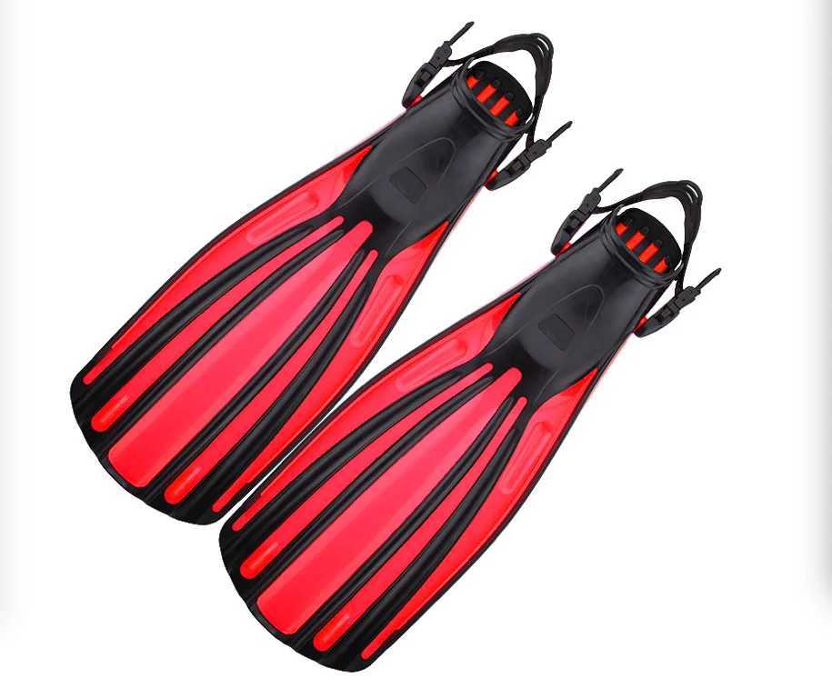Diving Frog Shoes Quick Release Open Heel Professional Deep Diving Collar Medium Long Fin Free Diving Strap EquipmentY250412
