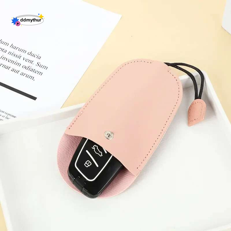 Pull Out Bags Women Men Solid Colour PU Wallets Housekeepers Car Key Holder Case Leather Bag for Keys ddmythur