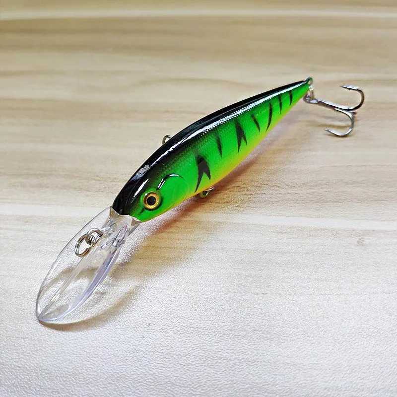 NEW 11cm 10.5g Hard Bait Minnow Streak Fishing Lures Bass Fresh Water Hook Diving Perch Wobbler Jerkbait Z250411