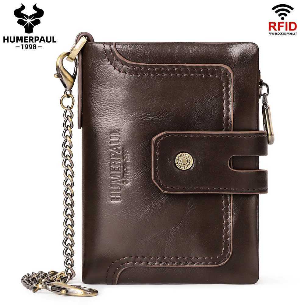 HUMERPAUL Mens High Quality Wallet Short Fashion Bifold High Capacity Cardholders Mens Leather Wallet Z250411