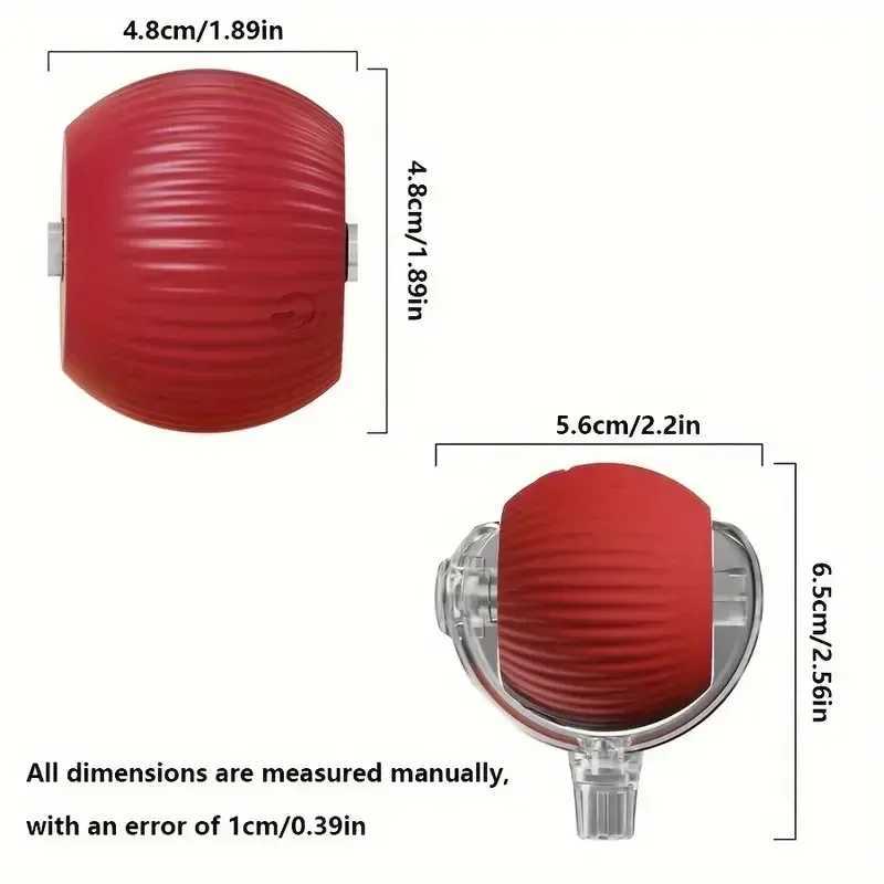 Cat interactive ball toy automatic rolling ball artificial tail rechargeable intelligent pet electric toy dog training simulation mouse Y250412