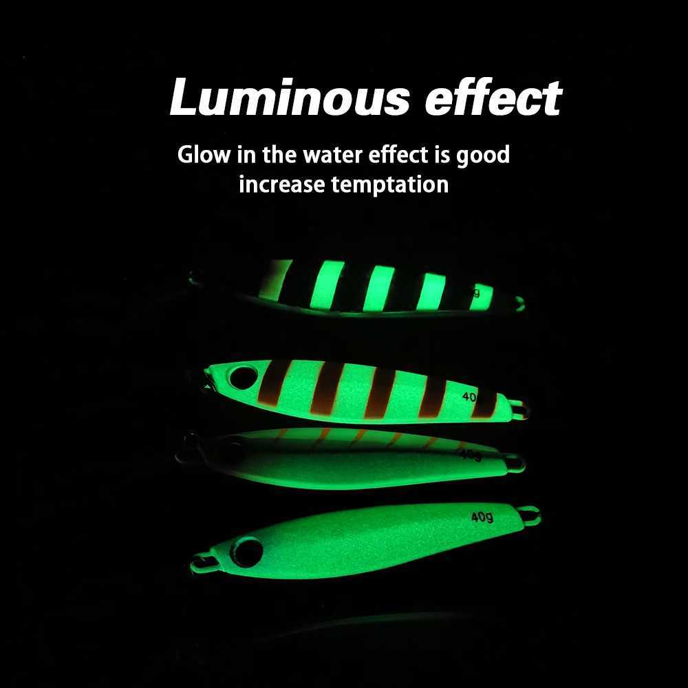 Super Lures NEW 3D Printed Eyes Fast Sinking Metal Jig Lure 20g 30g 40g Saltwater Shore Casting Fishing Lure Vertical Metal Jig Z250411