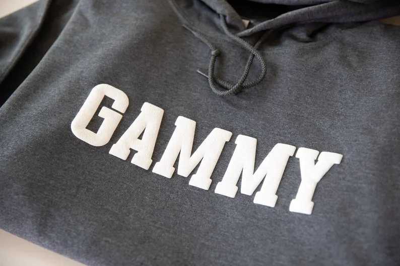 POD customization Custom Team Name Sweatshirt Puff Print Mascot Sweatshirt Personalised School Spirit Sweatshirt Gift for Mom Embossed Print TopT25111