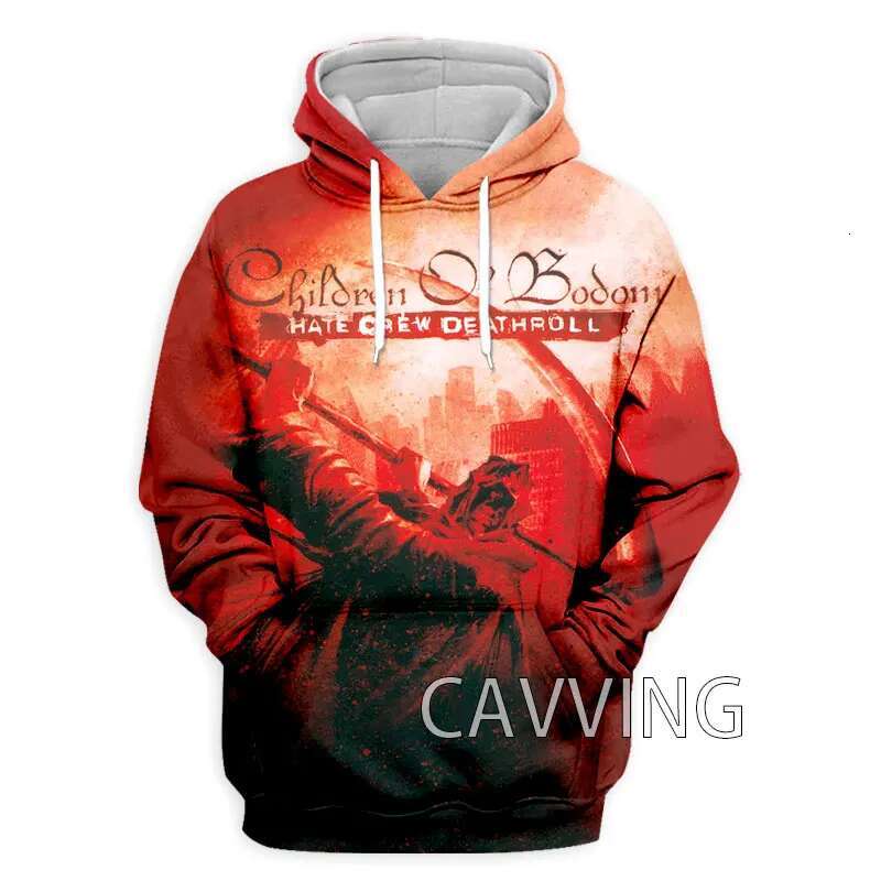 New Fashion Women/Men's 3D Print Children of Bodom Hoodies Hooded Haruku Hoodie Sweatshirts Tops K01