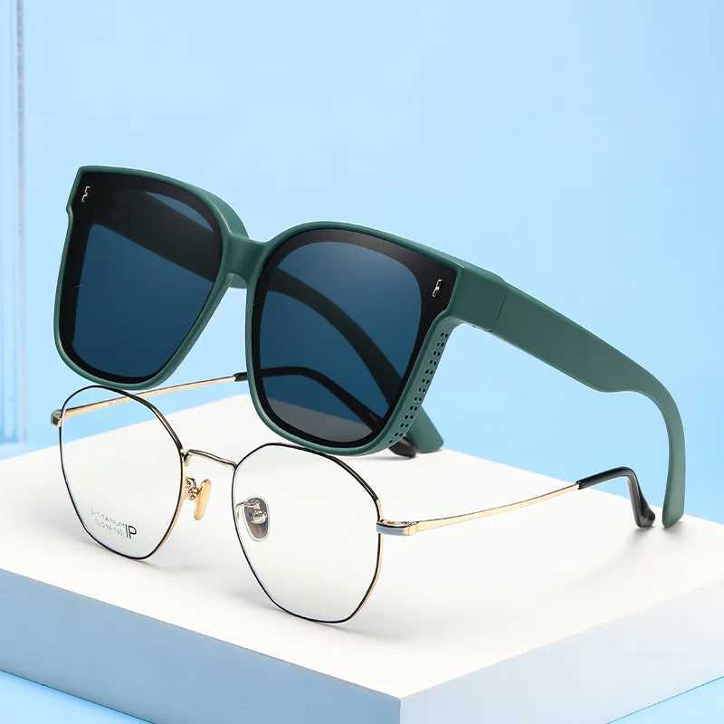 Women Men Fashion Glasses Clips Multifunctional Outdoor Sunglasses Eyewear Unisex Trendy Clips on Sun Glasses Driving Goggles Z250411