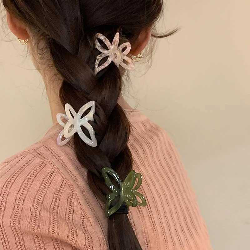 Sweet Fairy Hollow Butterfly Hairpin Acetate Hairpin Claw Styling Tool Female Hair Accessories Party Daily Leisure Decoration Y2504012