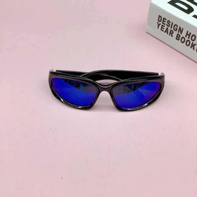 New Childrens Small Frame Oval Sunglasses Girls Outdoor Sports Sun Glasses Outdoor Cycling for Boys Eyewear UV400 Gafas De SolC250411