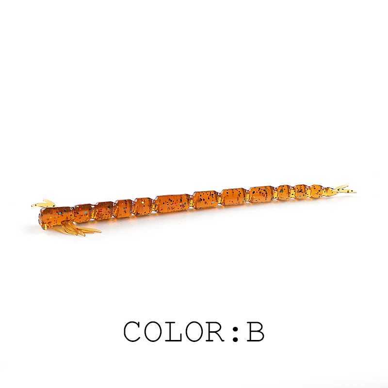 2021 new supercontinent blood teez larva soft bait Luya soft bait crazy 55mm/80mm swing larva Z250411