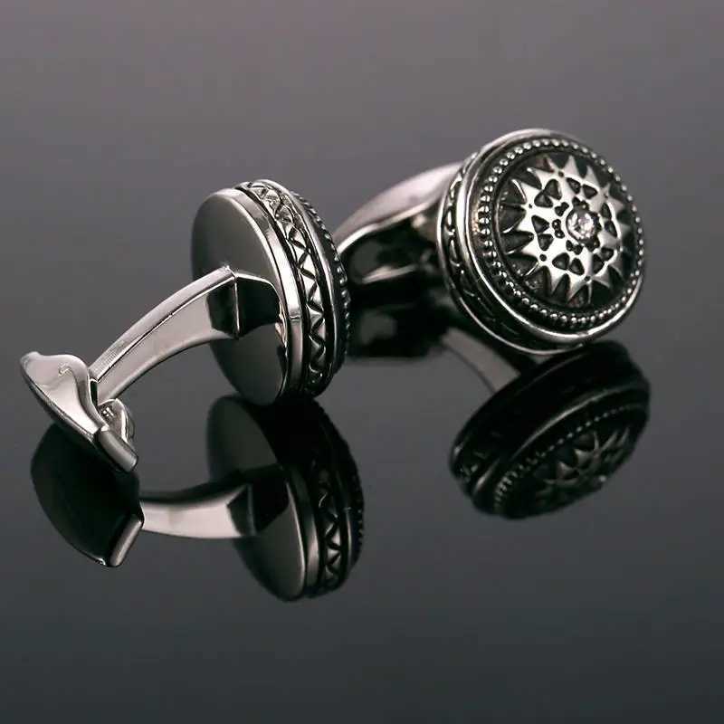 Advanced mens business banquet wedding party casual dating gift classic high-quality French shirt cufflinksT250412
