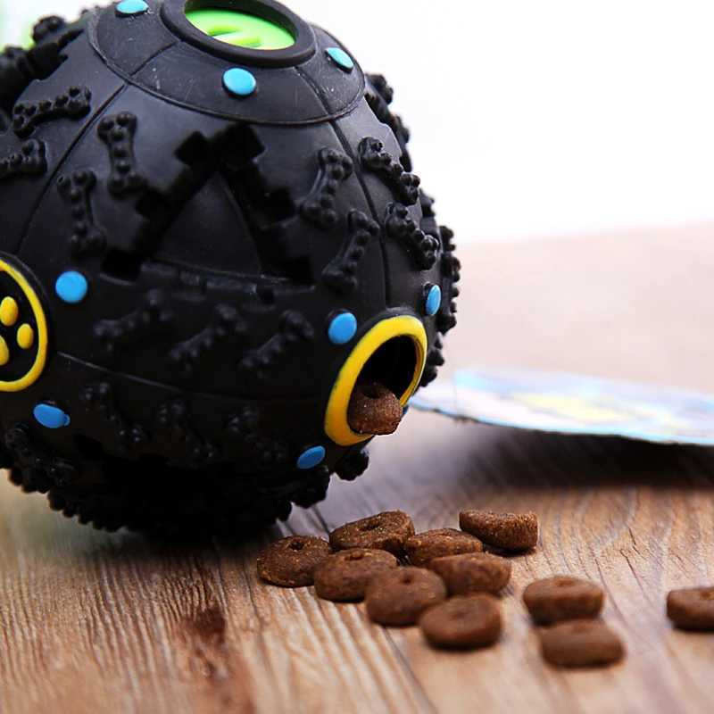 High Quality Dog toys with sound pet teeth cleaning oral leak pet food ball puppy kitten boring vocal entertainment toy T2504012