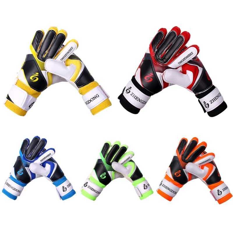 Football Gloves Student Goalkeeper Wear-resistant High Quality Anti-slip Thick Latex Gloves Goalkeeper Training GlovesW251112