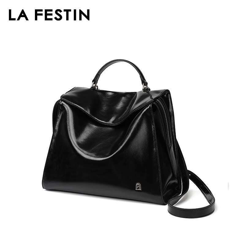 LA FESTIN Women's Bag 2024 New Backpack Shoulder Bags Tote School Large Capacity Leather Ladies Brand Bag