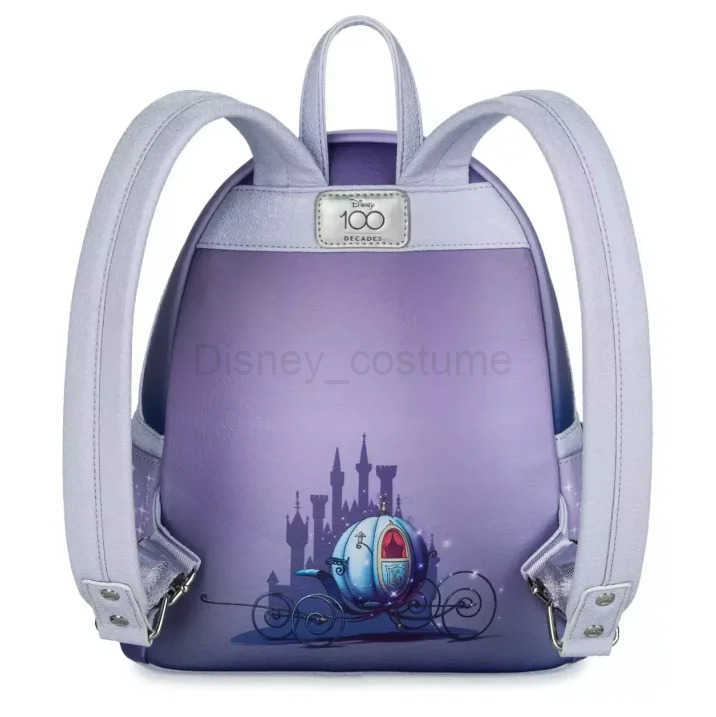 Disney Beauty and Beast Scene Mini Backpack Beauty Princess Cartoon Shoulder Mini Childrens Backpack Girl Birthday Gift X250412