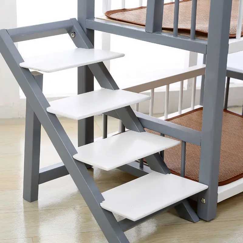 Dog bed solid wood puppy cat bed up and down sand pit pet double bed up and down double bed X250412