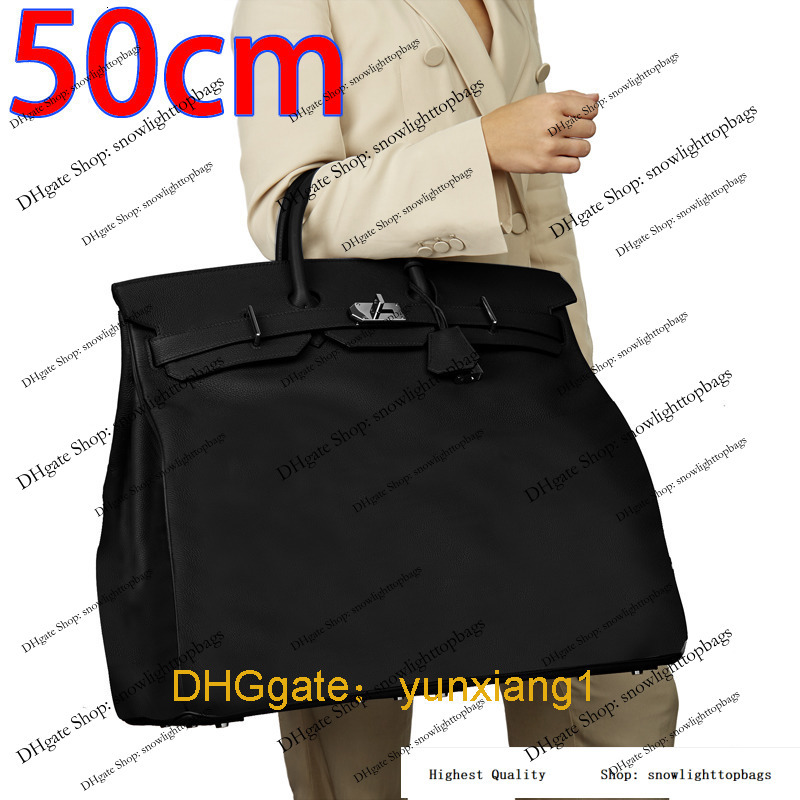 designer bag tote bag 50cm bag HAC bag large travel bag large capacity bag genuine leather travel bag domineering men's bag