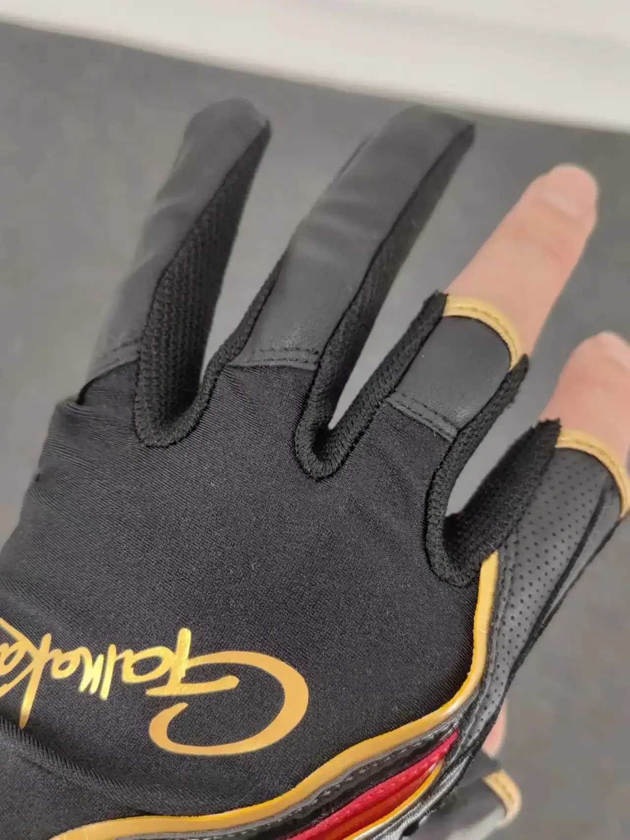 Gamma Anti-slip Luya Sea Boat Fishing Sport Gloves Fast Drying Half Finger 3 FingersC250412