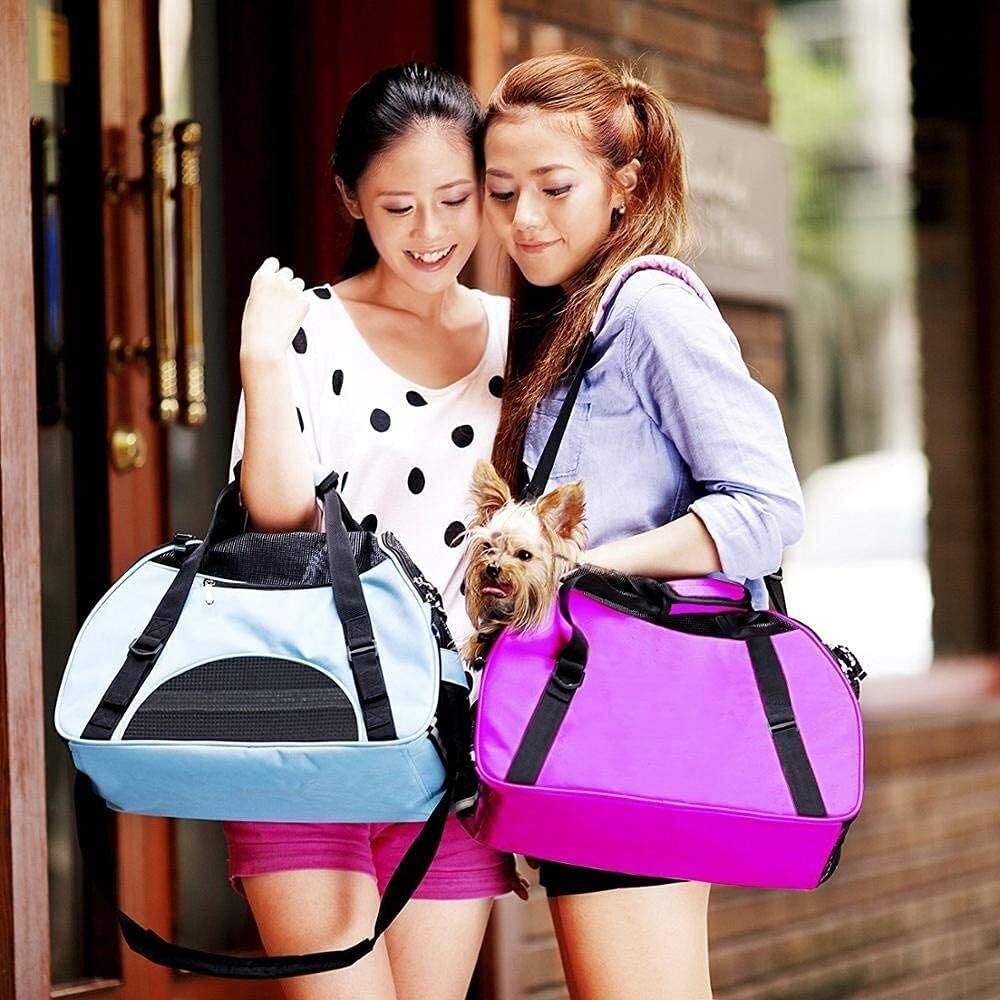 TIYOLAT pet travel bag, airline approved luggage bag, pet travel portable bag, suitable for small dogs, cats, and puppies, small animals (small size, 