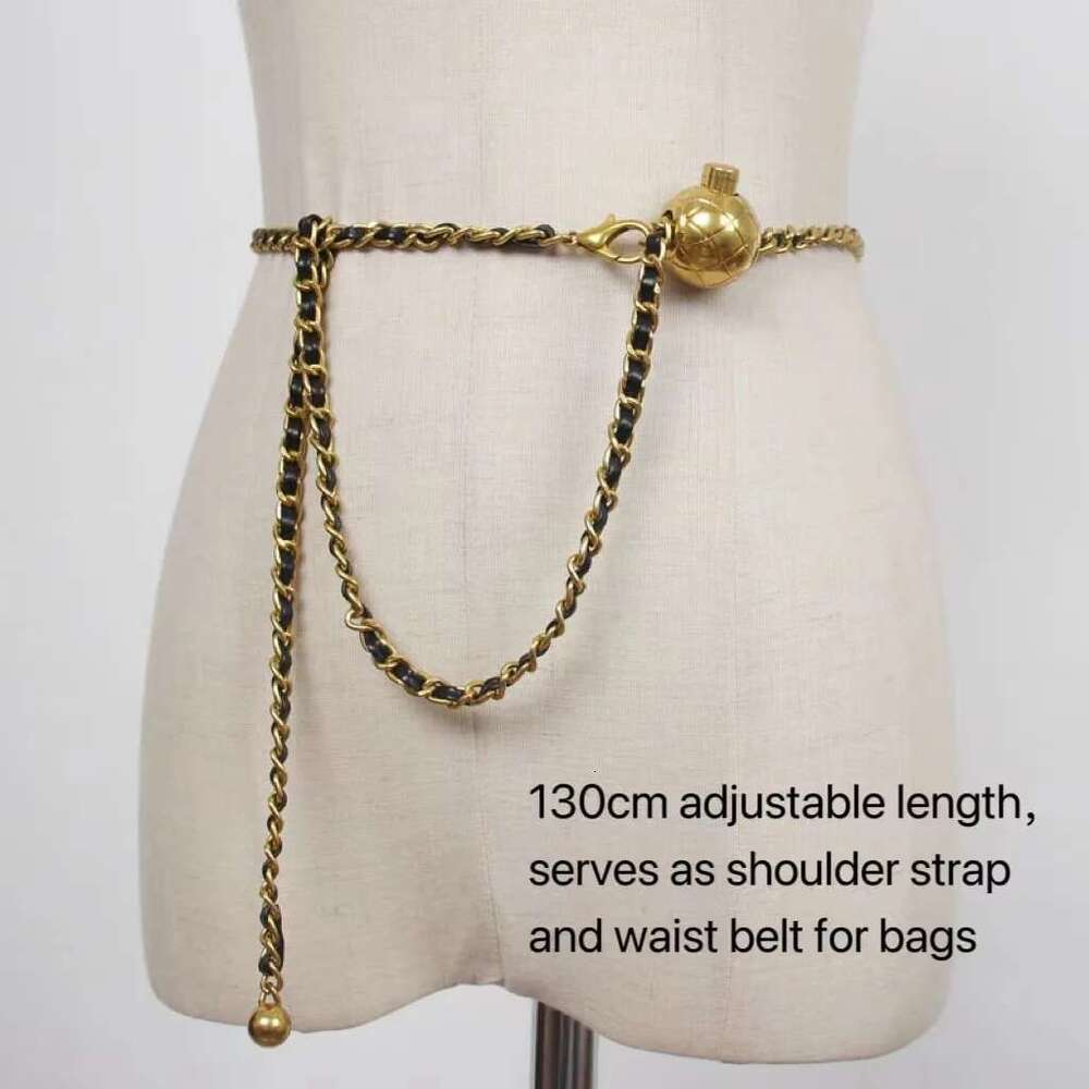 Leather Chain Shoulder Strap WOMEN'S Crossbody Wallet Fashion Bag Detachable Play Waist Belt