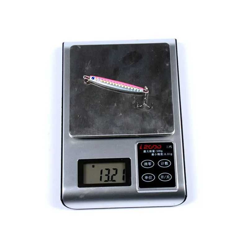 Metal Jig Fishing Lure Trolling Hard Bait Bass Fishing Bait Trout Jigging Saltwater Lures Weights 6.5cm 13.2g Z250411