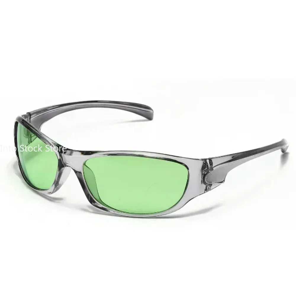 New Punk Y2K Sunglasses Women Goggle Luxury Brand Wrap Square Sun Glasses 2000S Shades Eyewear UV400 Female Designer EyeglassesC250411