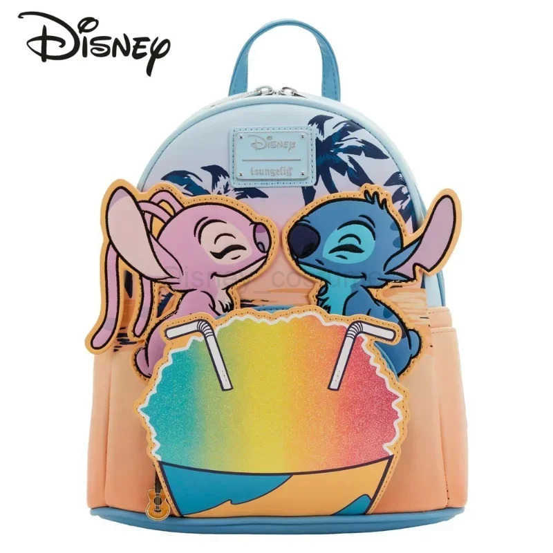 Disney Stitch New Womens Backpack Luxury Brand Fashion Womens Mini Backpack High Quality Cartoon 3D Cute Childrens Backpack X250412