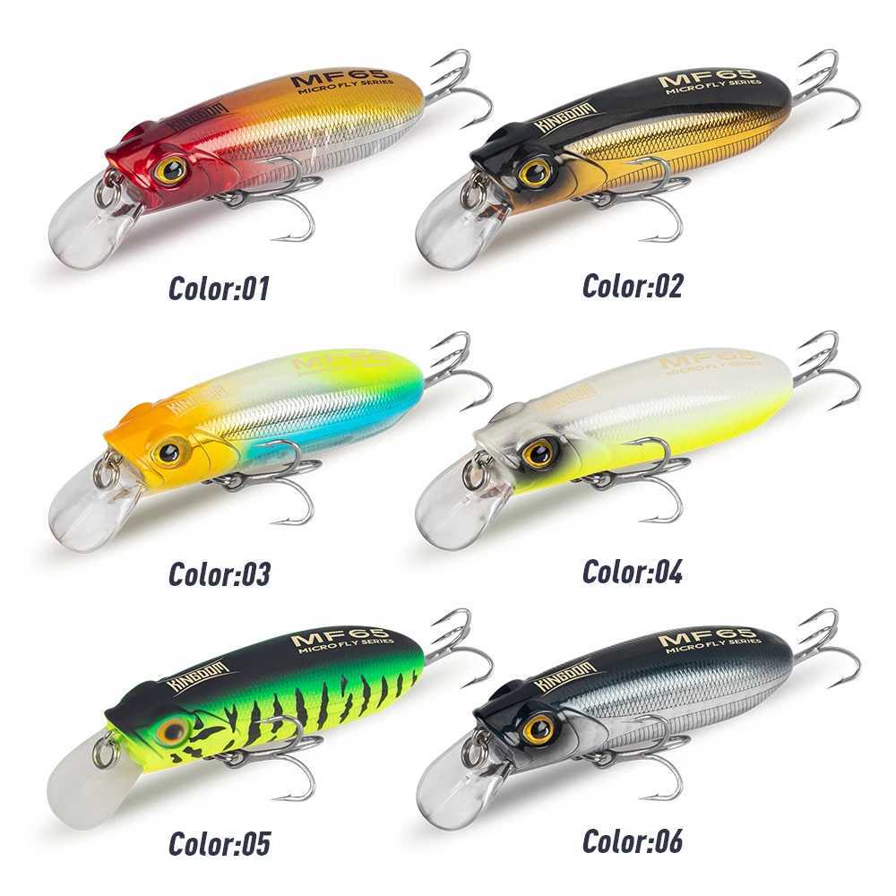 Kingdom Fishing Lure Sinking Floating Minnow 45mm 55mm 65mm Wobblers Artificial Hard Baits Long Casting Fishing Tackle Lures Z250411