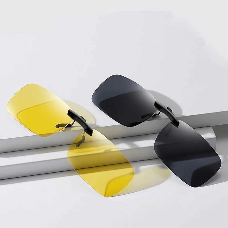 2022 New Clip-on Sunglasses Clips Tide Ultra-light Myopia Polarized Sunglass Clip-Up Fishing Anti-ultraviolet Set Mirror CK003C250411