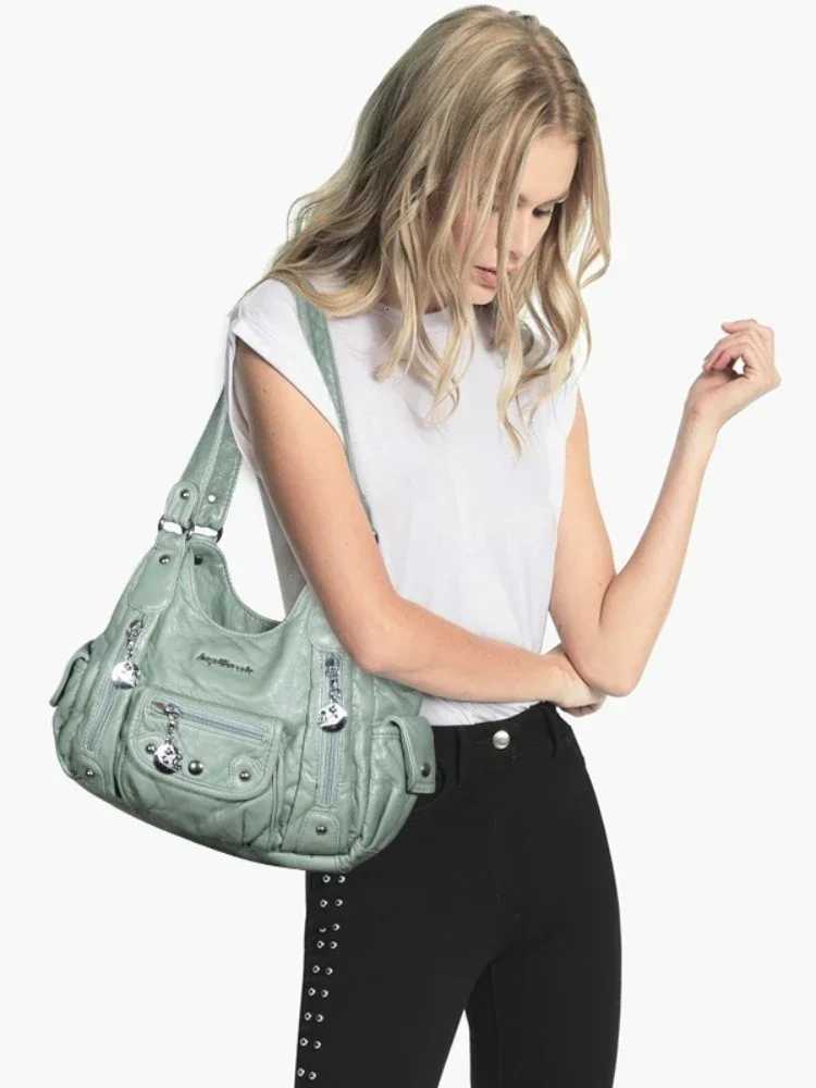 Women luxury handbags women bags designer Vintage Soft Leather Bags Fashion Satchel Motorcycle Bag Tote Bags messenger bagW251111