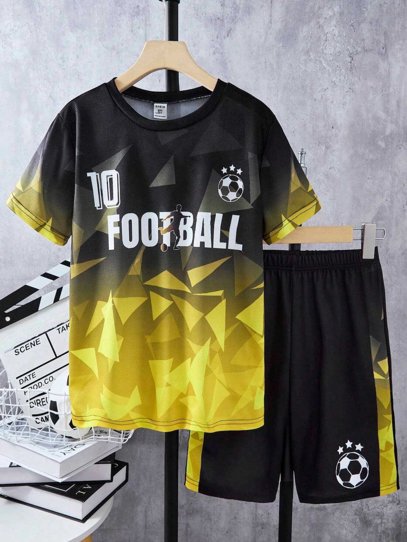2025 Mens Summer Set Sports Shirt 2-piece Set Short Sleeve Round Neck Custom Printed T-shirt Mens Short Sleeve Set LightweightXJ250412