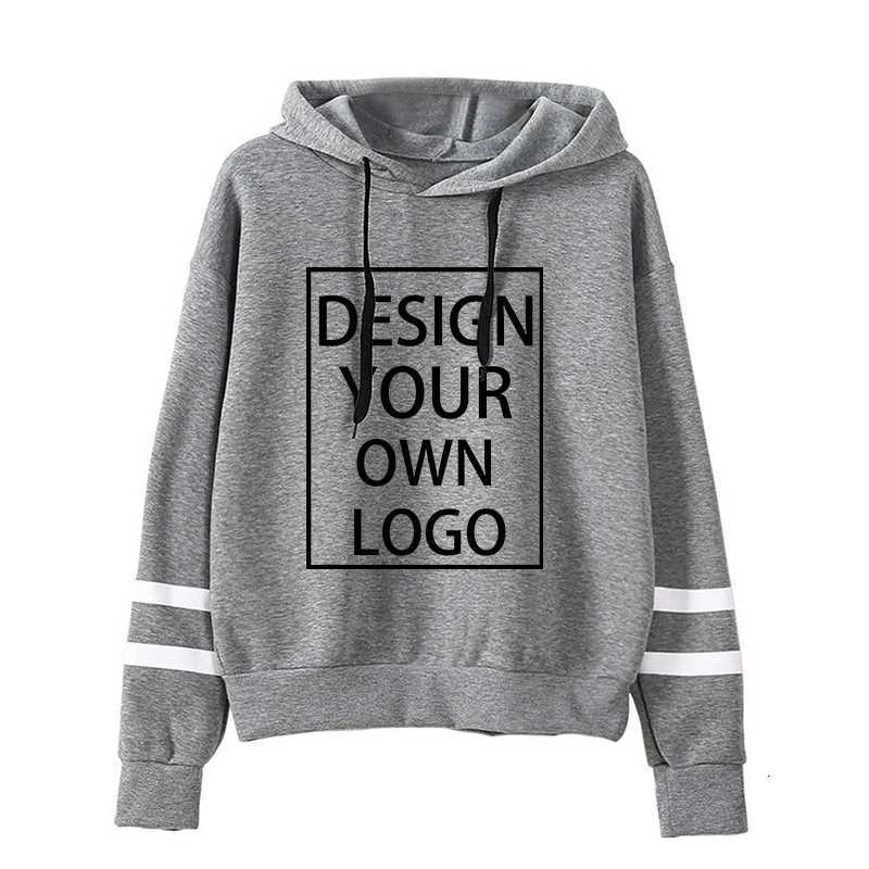 POD customization Customized Hoodies Autumn Winter Women Hoodie Streetwear Pullover Long Sleeve HoodiesT251112