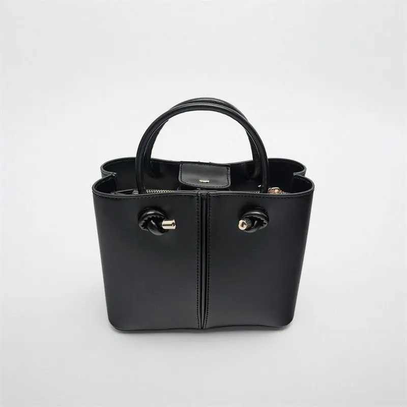 New womens bag casual handbag crossover bag niche design casual bucket bag mini city bag with detachable horizontal strap.XJ250412