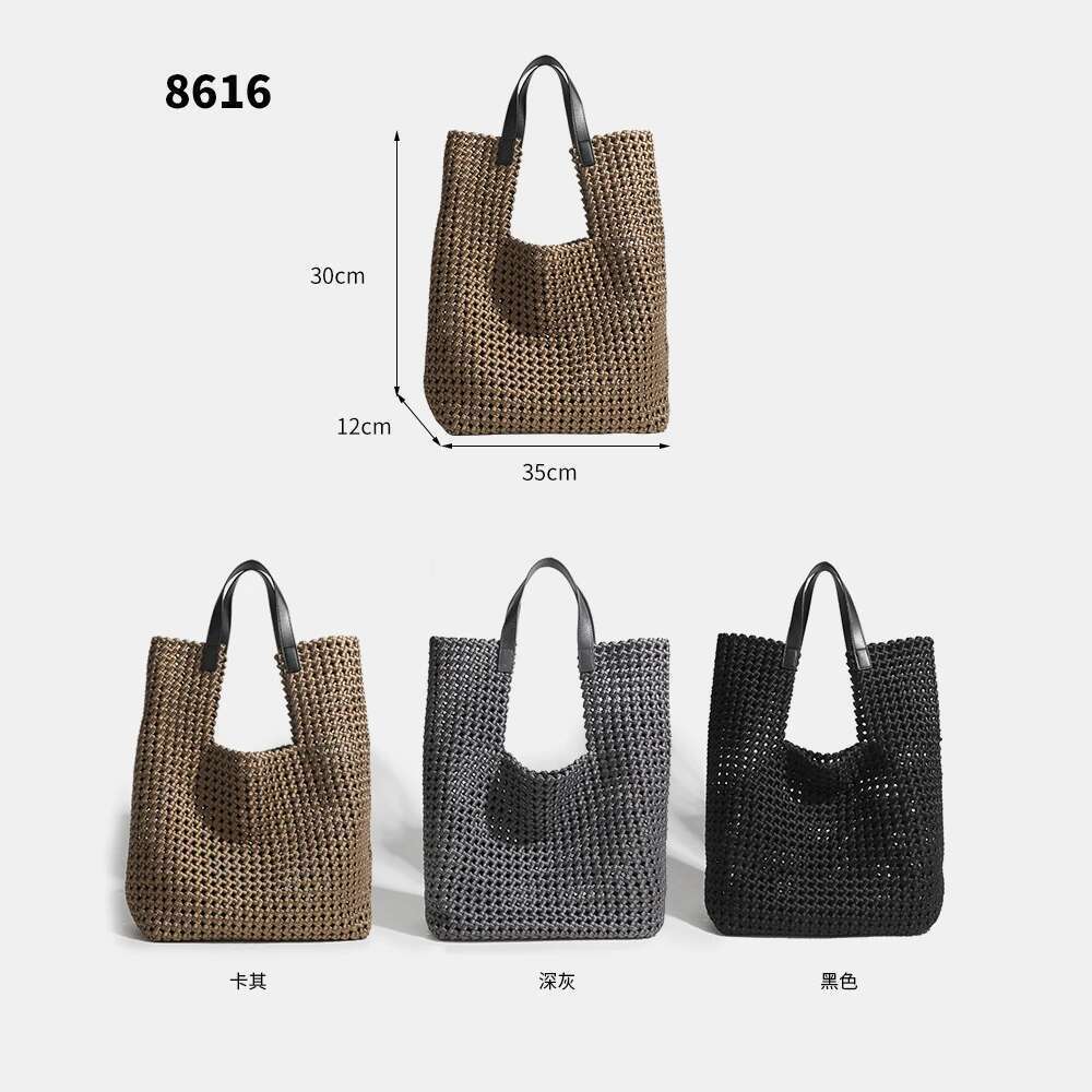 Women's Designer Festa Neoprene Woven Large Women's Bag Tote Bucket Bags Mistress Gift Handbag