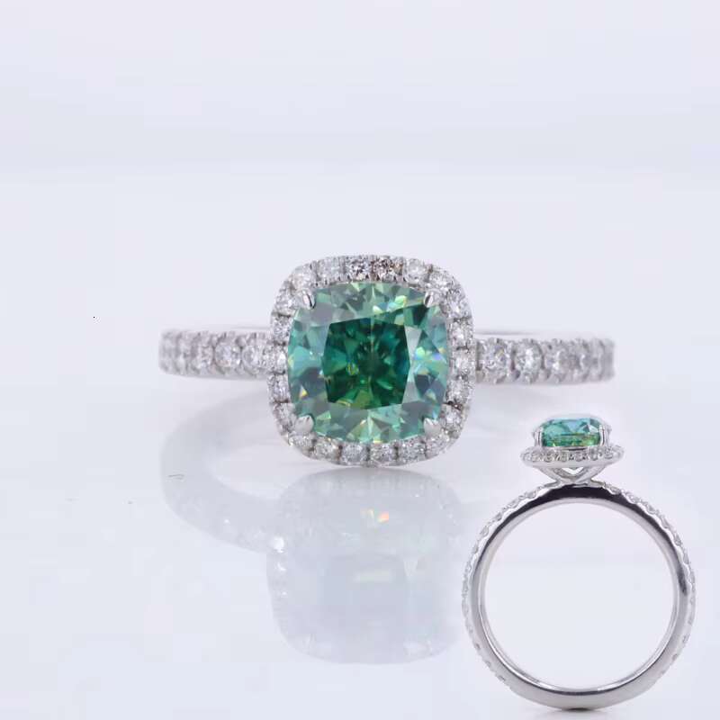 Dainty Gold Moissanite Quality Engagement Gold 14k Rose Woman Gold Ring Sapphire Ring Women Sapphire Stone Ring