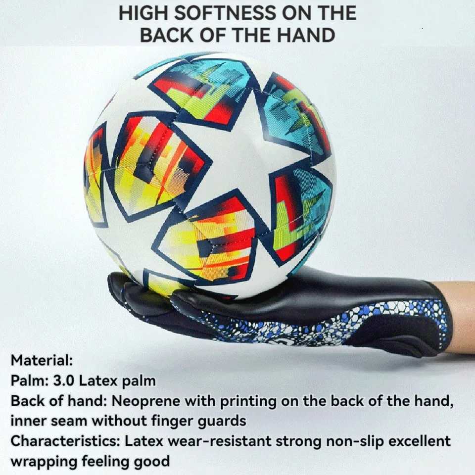 LOOGDEEL Professional Goalkeeper Gloves Football Sports Finger Protect Anti-slip Training Adult Child Soccer Goalkeeper GlovesW251112